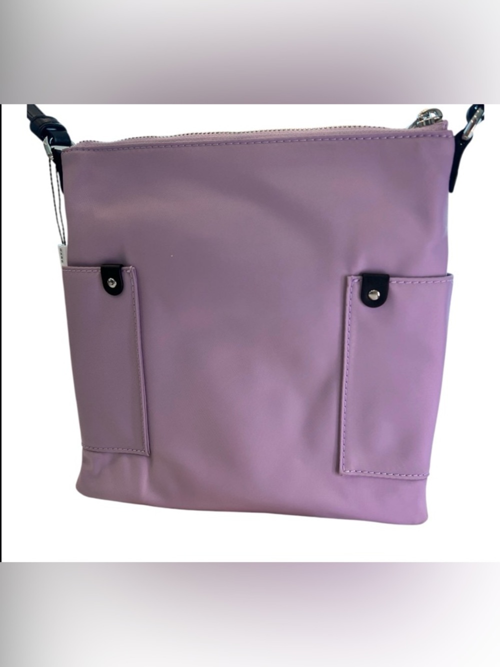 Marc Jacobs Crossbody Bag Lavender, Black Accents Silver Hardware NWT - Picture 3 of 6